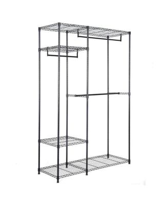 48&#39;&#39;x18&#39;&#39;x71&#39;&#39; Closet Organizer Garment Rack Portable Clothes Hanger Home Shelf