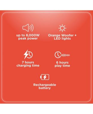 Party Tower 2 Way P.A. PA Speaker 8000 Peak Power With Stand and Remote Control