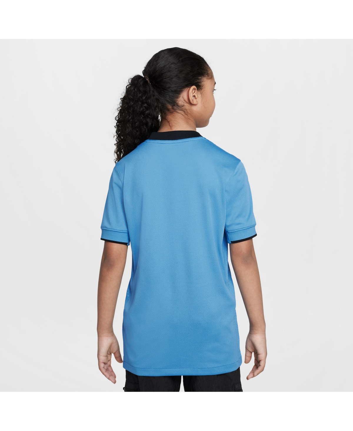 Nike Big Boys and Girls Blue Netherlands Women's National Team 2025/26 Away Replica Jersey