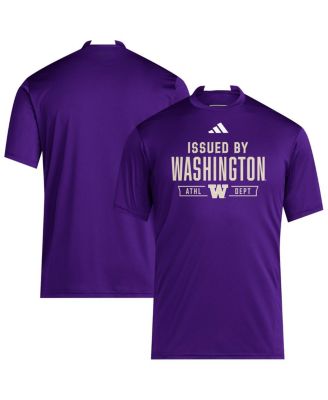 adidas - Men's Purple Washington Huskies 2025 Training Performance Team T-Shirt