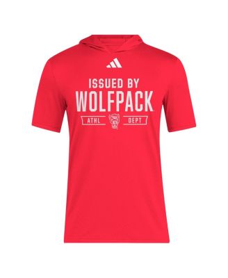 Men's Red NC State Wolfpack 2025 AREOREADY Sideline Training Hooded T-Shirt