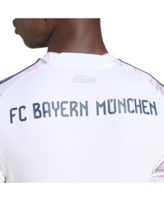 Men's White Bayern Munich 2025/26 Away Replica Jersey
