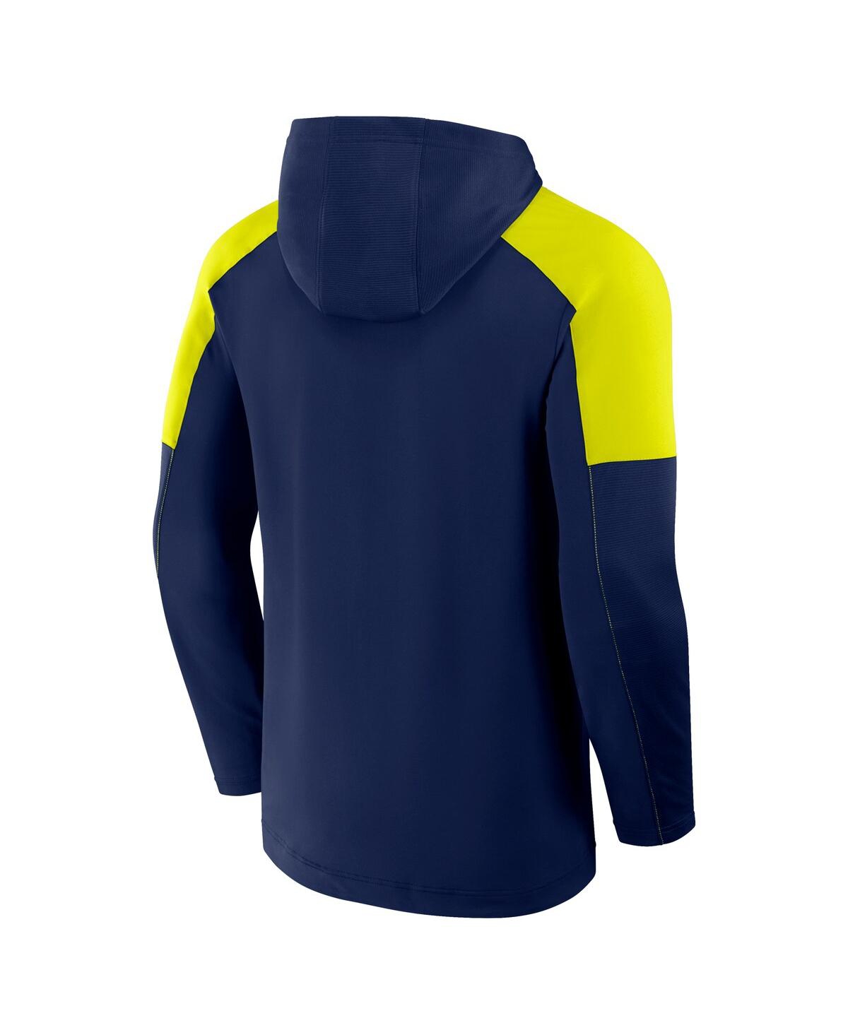 Fanatics Men's Navy Nashville Sc Red Card Transitional Pullover Hoodie In Blue