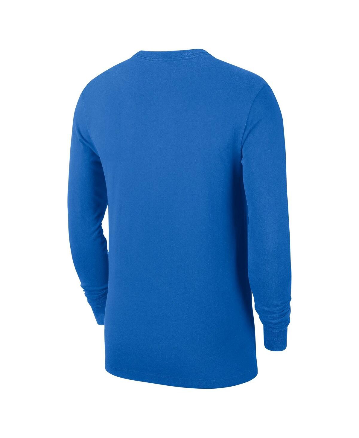 Nike Blue Oklahoma City Thunder Authentic Long Sleeve Practice T-shirt In Blue