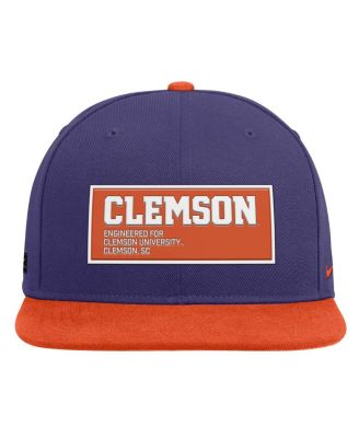 Men's Purple/Orange Clemson Tigers 2025 On-Field Patch Pro Dri-FIT Snapback Hat