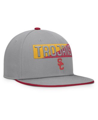 Men's Gray USC Trojans Duo Snapback Hat