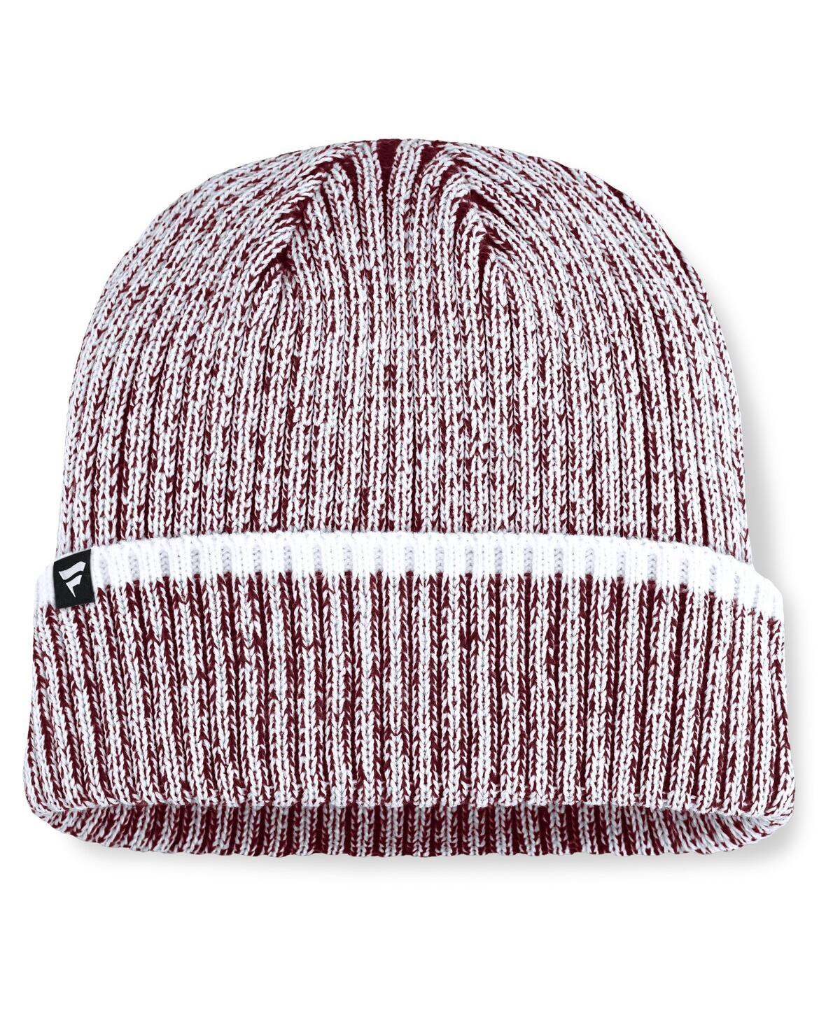 Fanatics Men's Maroon/White Texas A M Aggies Haze Cuffed Knit Hat