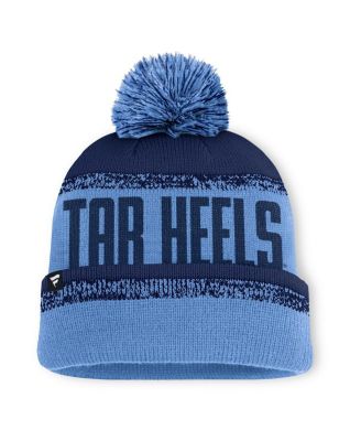 Men's Carolina Blue/Navy North Carolina Tar Heels Thrive Cuffed with Pom Knit Hat