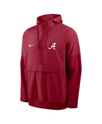 Men's Crimson Alabama Crimson Tide Anorak Half-Zip Hoodie Jacket