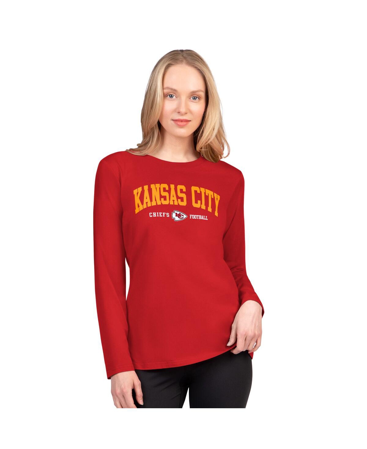 G-iii 4her By Carl Banks Red Kansas City Chiefs Best Play Long Sleeve T-shirt