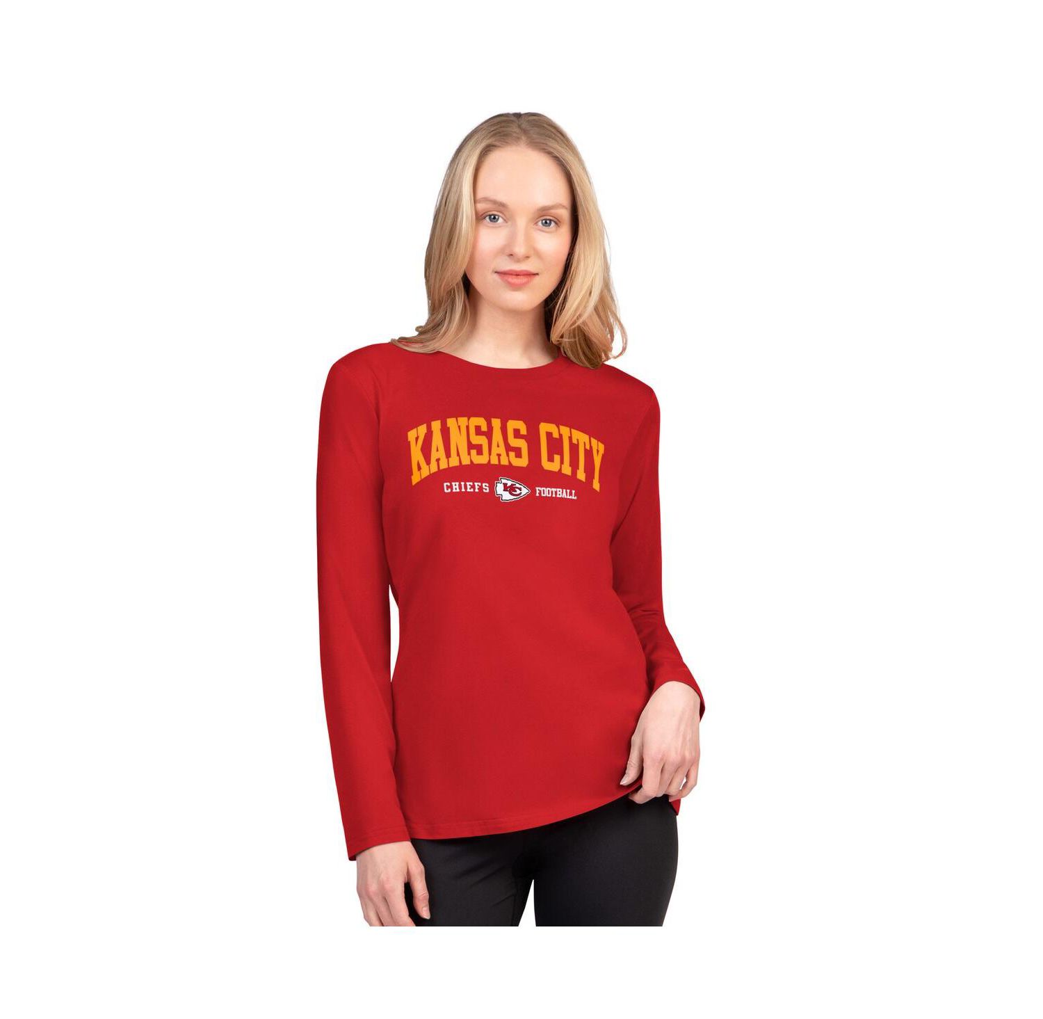 Women's Red Kansas City Chiefs Best Play Long Sleeve T-Shirt