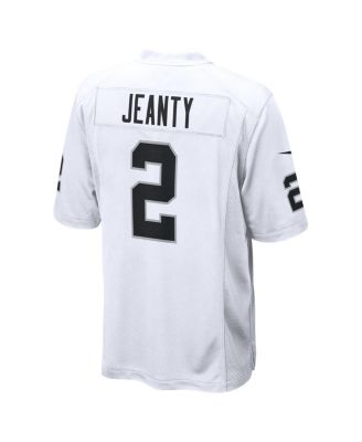 Men's Ashton Jeanty White Las Vegas Raiders Game Jersey