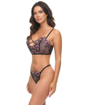 Women's Adela Floral Bustier Set