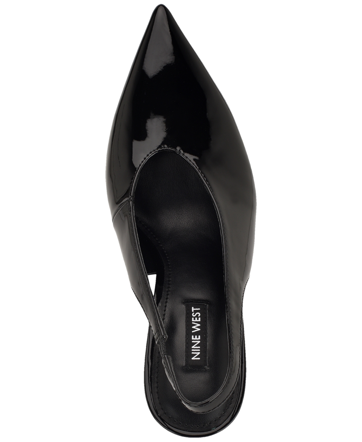 Nine West Women's Kates Pointy Toe Dress Slingback Pumps In Black