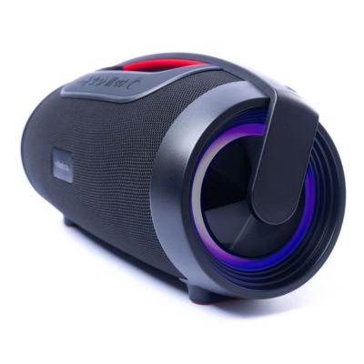 Portable Bluetooth Speaker in Pump Style 80W IPX5 Splashproof RGB Black with TWS For Pairing