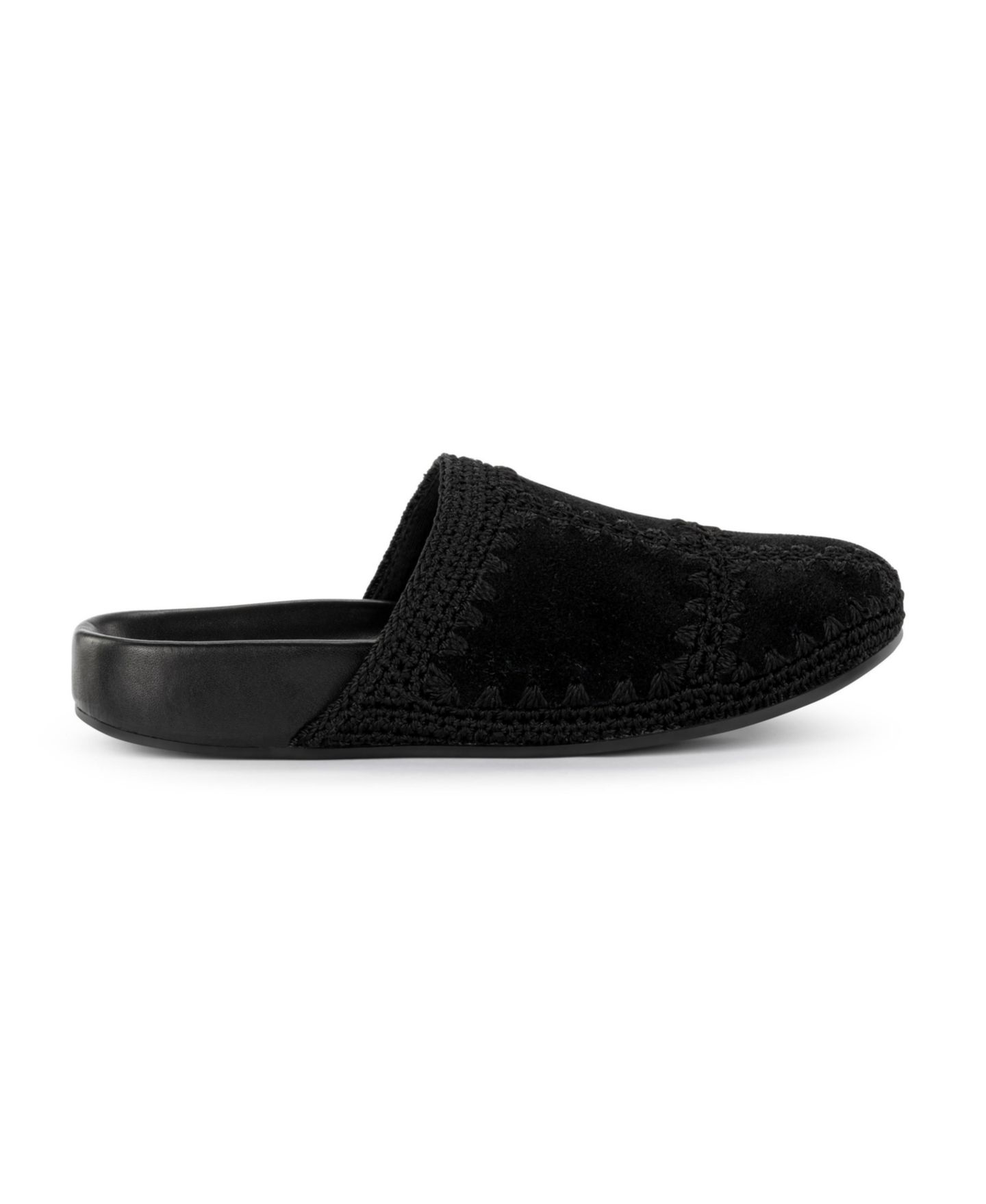 Женские сабо The Sak Bolinas Suede Patch Clog, цвет: Чёрный замшевый — фото 3