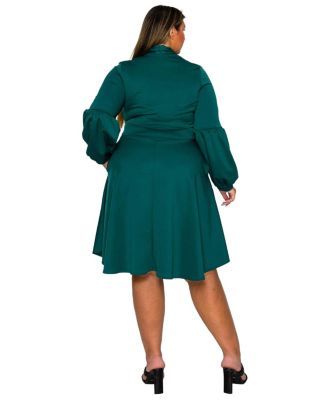 Plus Size Bekah Flare Pocket Dress