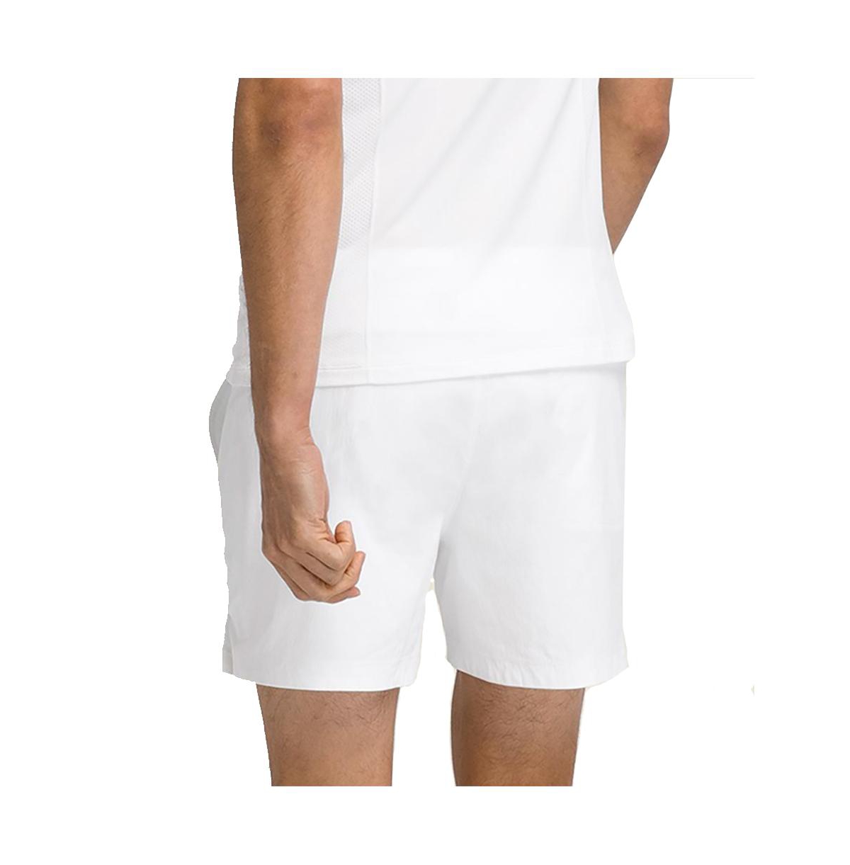 Wilson Men's Volley 6 Inch Bright White Mens Tennis Shorts