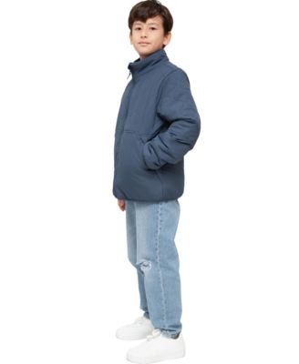 Little and Big Boys' Reversible Lightweight Fleece Jacket