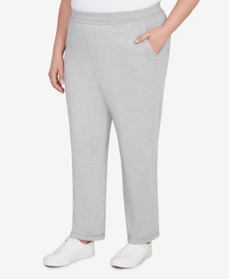 Plus Size Casual Vibe Cozy Medium Length Slant Pocket Pants