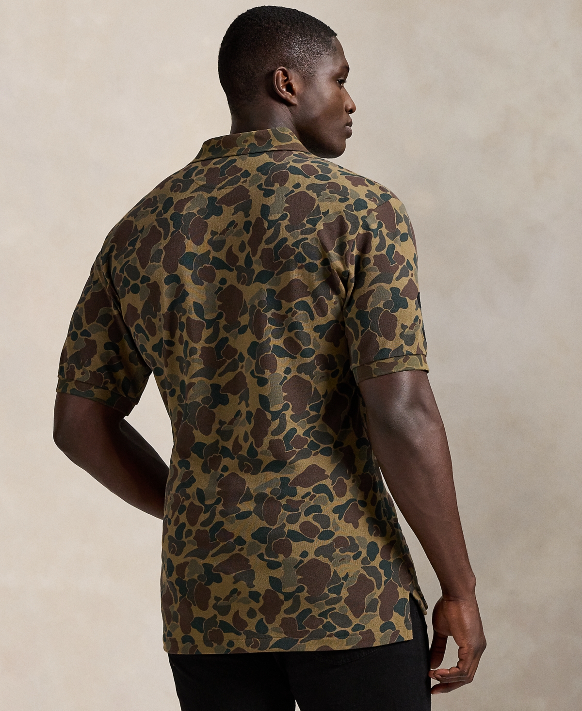 Polo Ralph Lauren Men's Big & Tall Printed Short Sleeve Shirt In Brown
