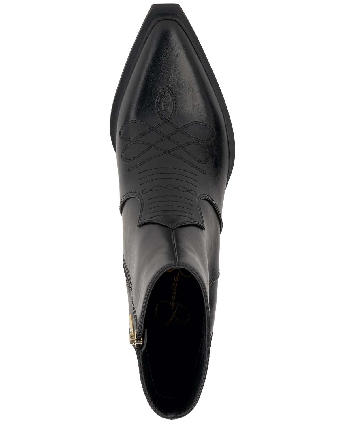 Jessica Simpson Helvona Pointed Toe Bootie In Black