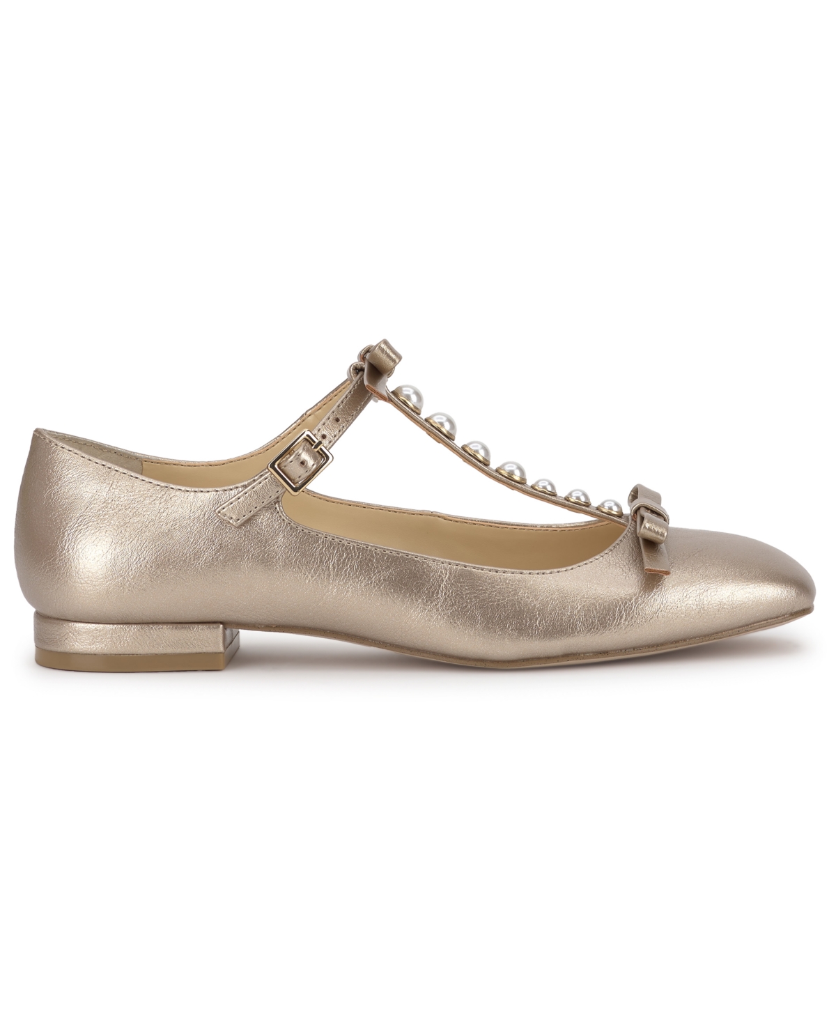 Jessica Simpson Women's Jolliya T-strap Dress Flats In Gray