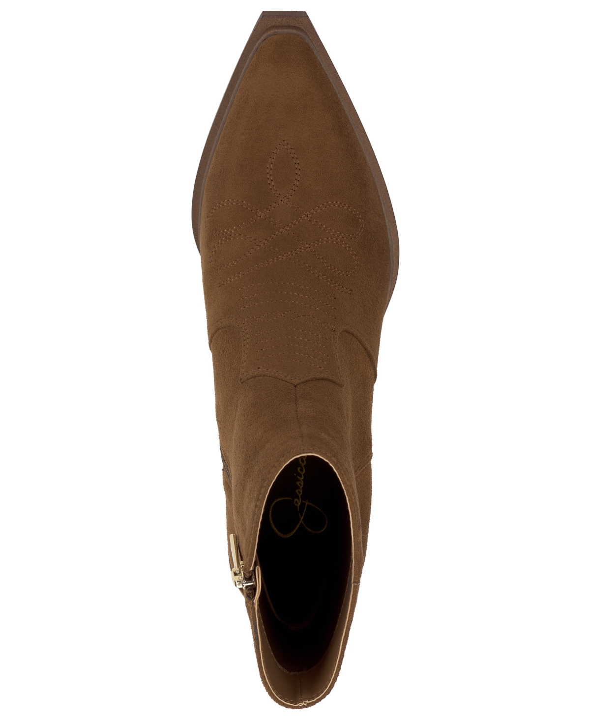 Jessica Simpson Helvona Pointed Toe Bootie In Nude
