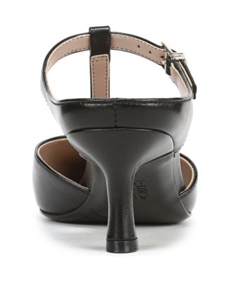 Women's Gem Mary Jane T-Strap Mule Pumps