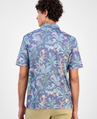 Men's Pima Cotton Blend Bali Jungle Polo Shirt