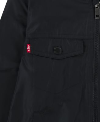 Boys' 4-7 Shiny Mesh Lined Bomber Jacket