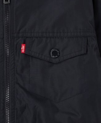 Boys' 8-20 Shiny Mesh Lined Bomber Jacket