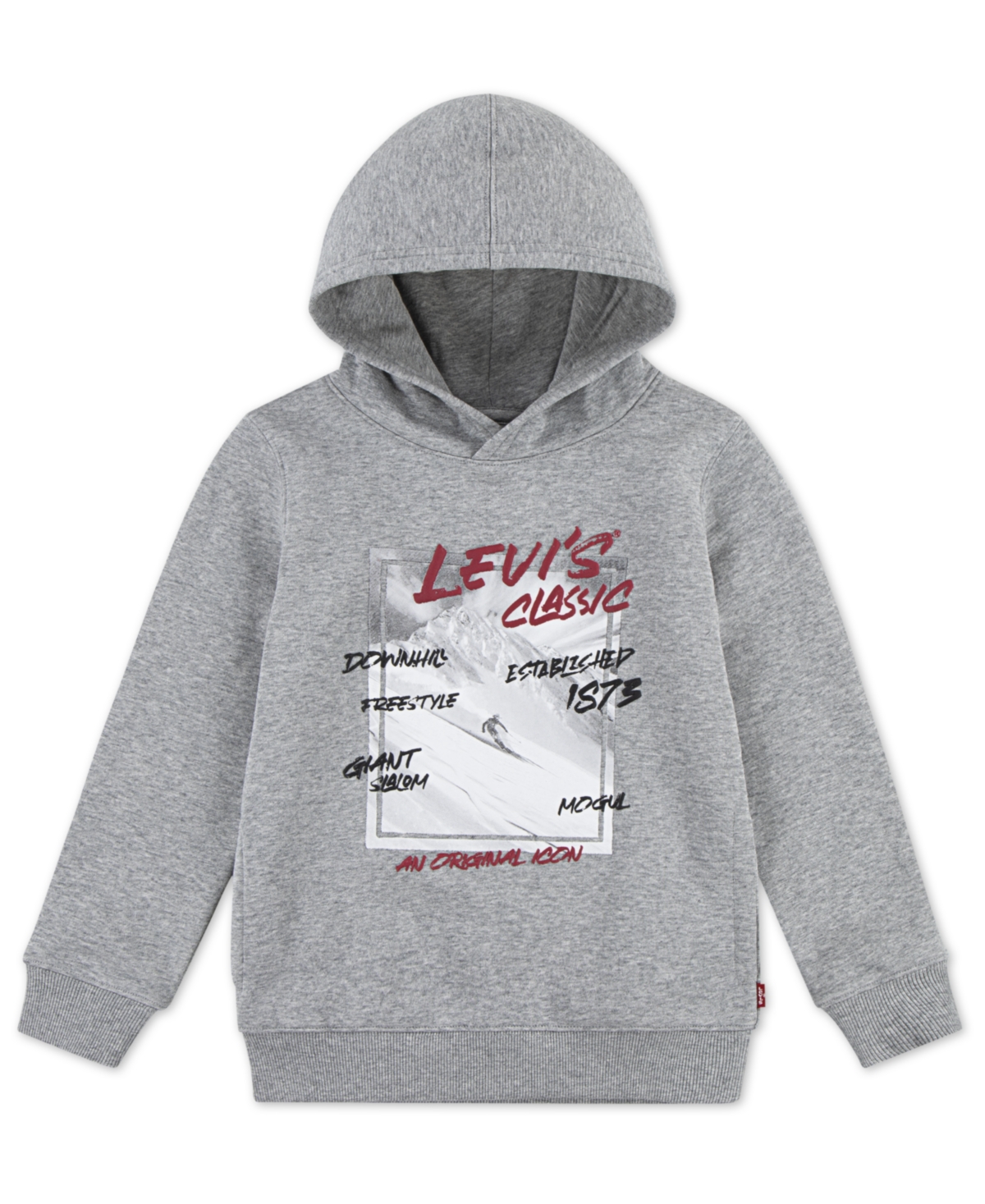 Levi's Kids' Boys 4-7 Black Diamond Pullover Hoodie In Gray