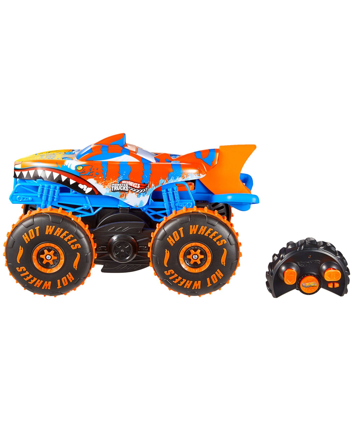 Детская игрушка Hot Wheels Monster Trucks Tiger Shark Climber RC Vehicle — фото 5