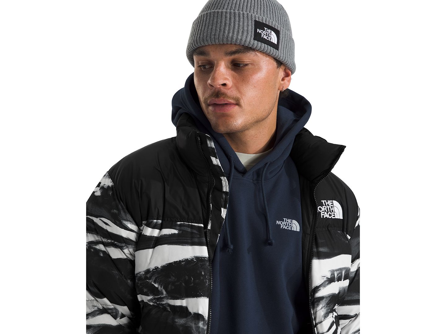 Мужское худи The North Face Evolution Simple Dome Oversized, цвет: Снежный тёмно-синий — фото 3