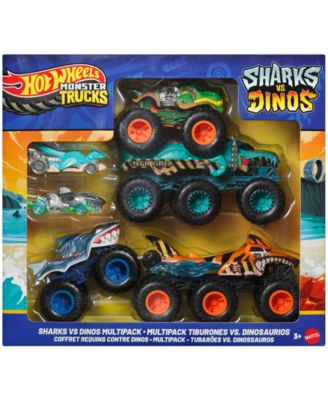 Monster Trucks Sharks vs Dinos Trucks and Cars