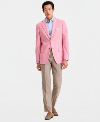 Men's Slim-Fit Patterned Blazer