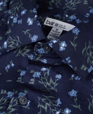 Men's Tossed Bouquet Print Dress Shirt, Macy's Exclusive