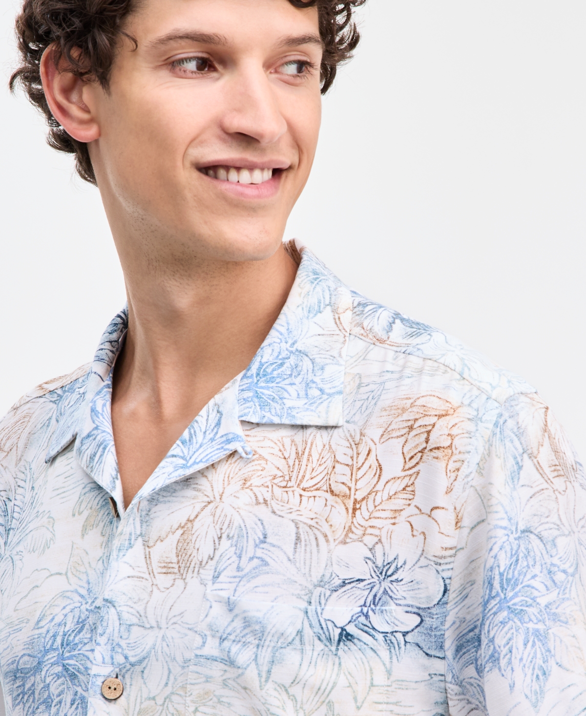 Tommy Bahama Men's Veracruz Cay La Blanca I Shirt In Multi