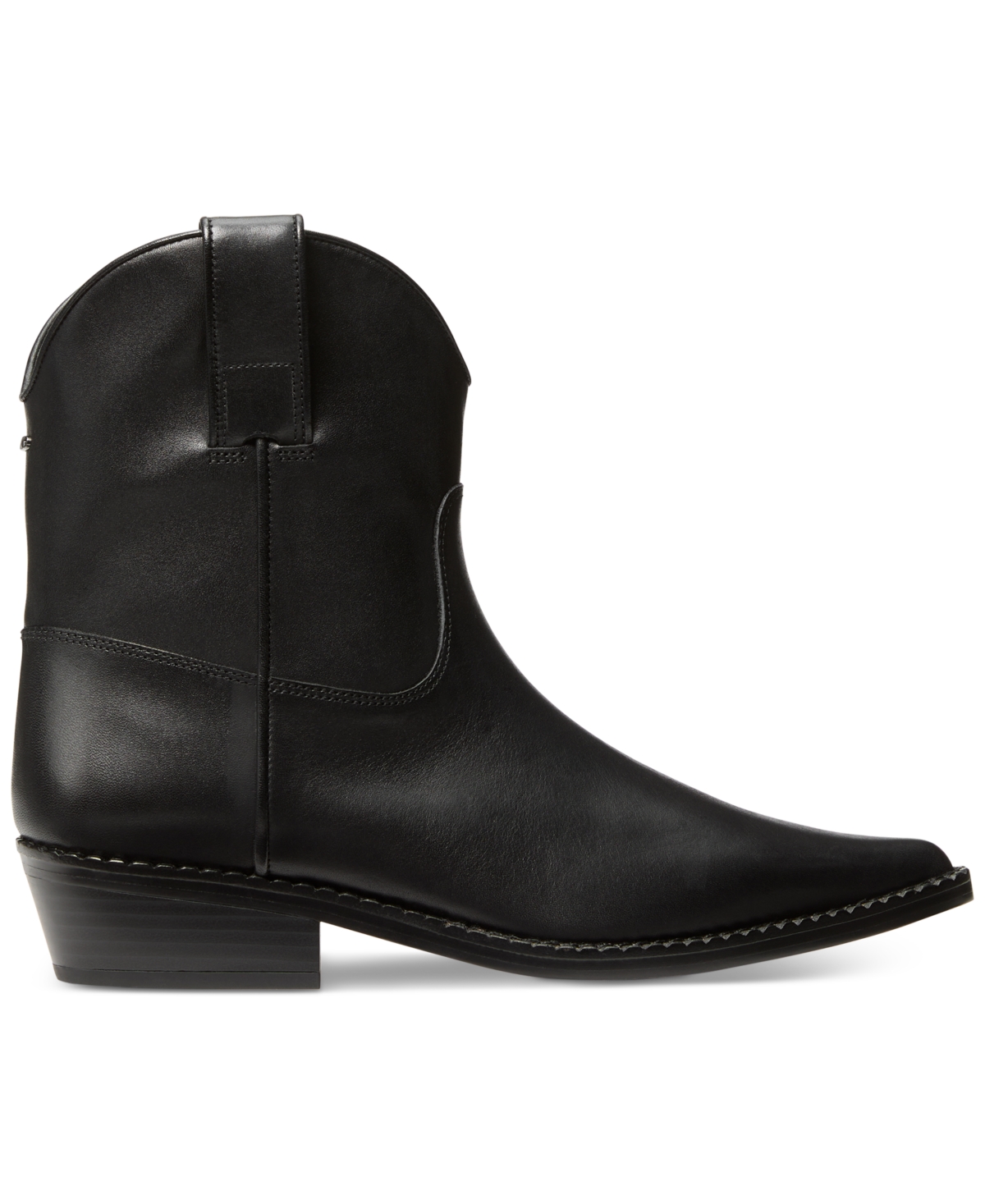 Michael Kors Noemie Leather Boot In Black