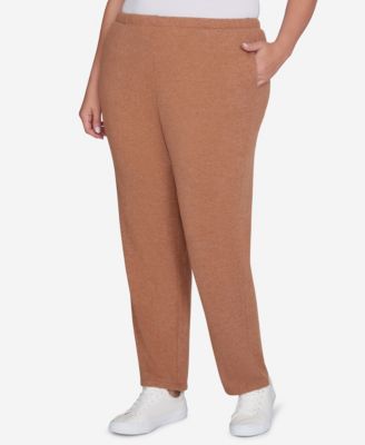 Plus Size Pull On Cozy Hatchi Sweatpants