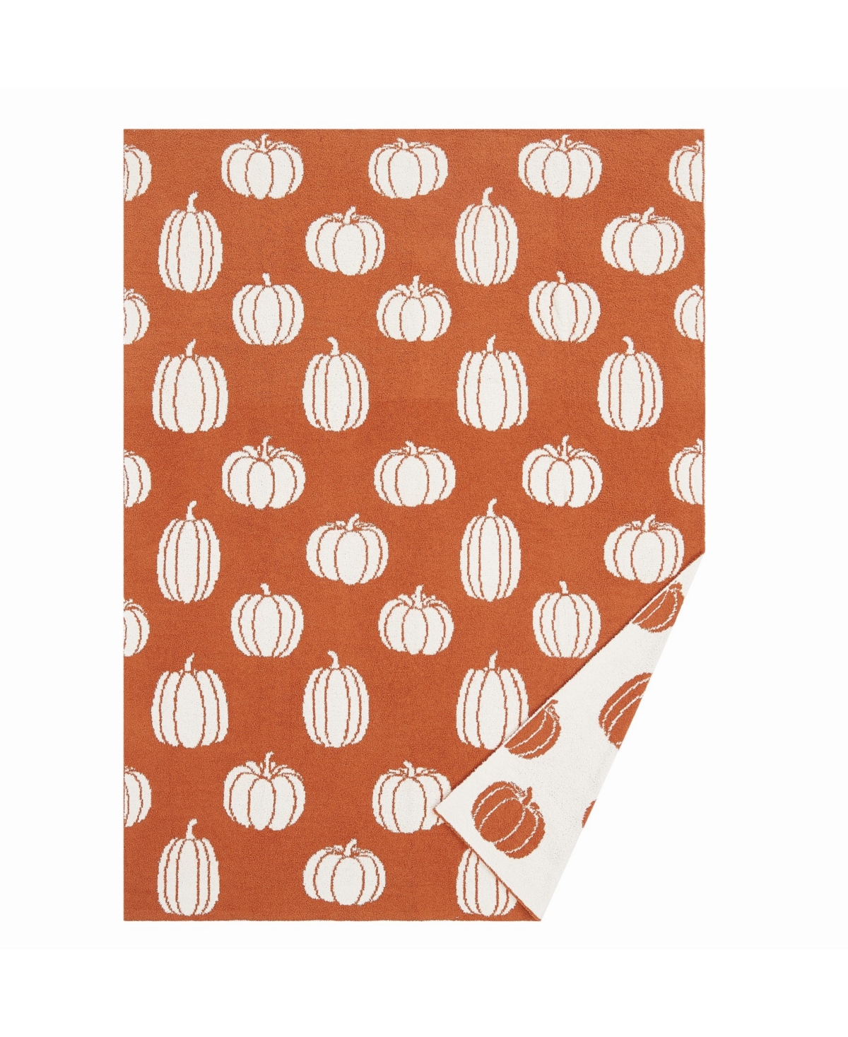Truly Soft Cozy Reversible Throw, 50" X 70" In Brown