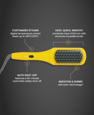 The Brush Crush Heated Straightening Brush