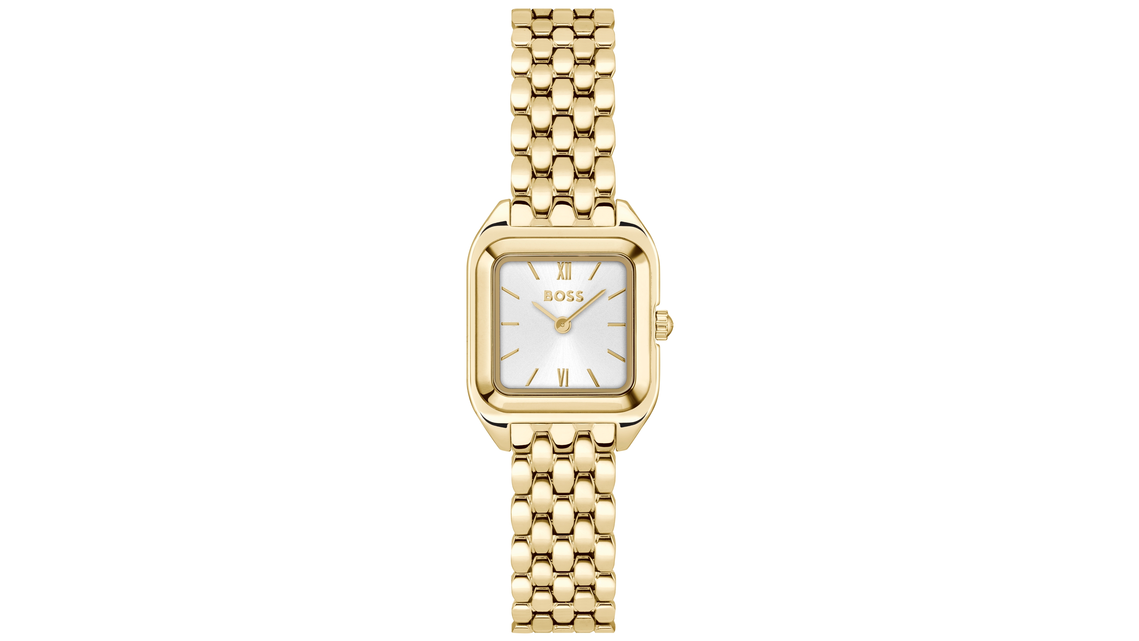 Hugo Boss Women's Mae Petite Quartz Basic Mini Ionic Plated Thin Gold Steel Watch, 22mm