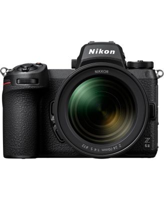 Z 6II Mirrorless Camera with NIKKOR Z 24-70mm f/4 S Lens - with Nikon MB-N11 Multi Battery Power Pack with Vertical Grip