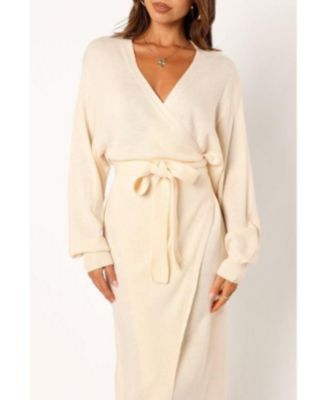 Women's Nova Wrap Knit Midi Dress