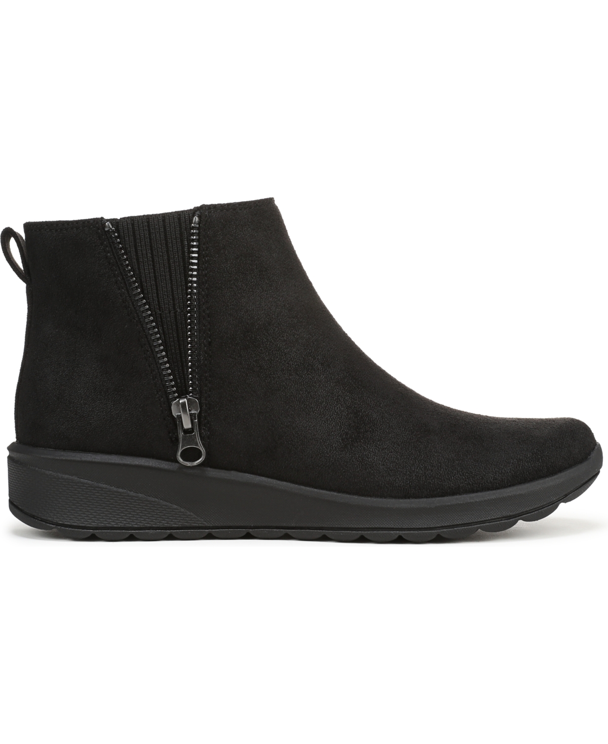 Lifestride Women's Gage Washable Zipper Short Ankle Boots In Black
