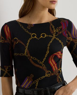 Petite Boat Neck Top