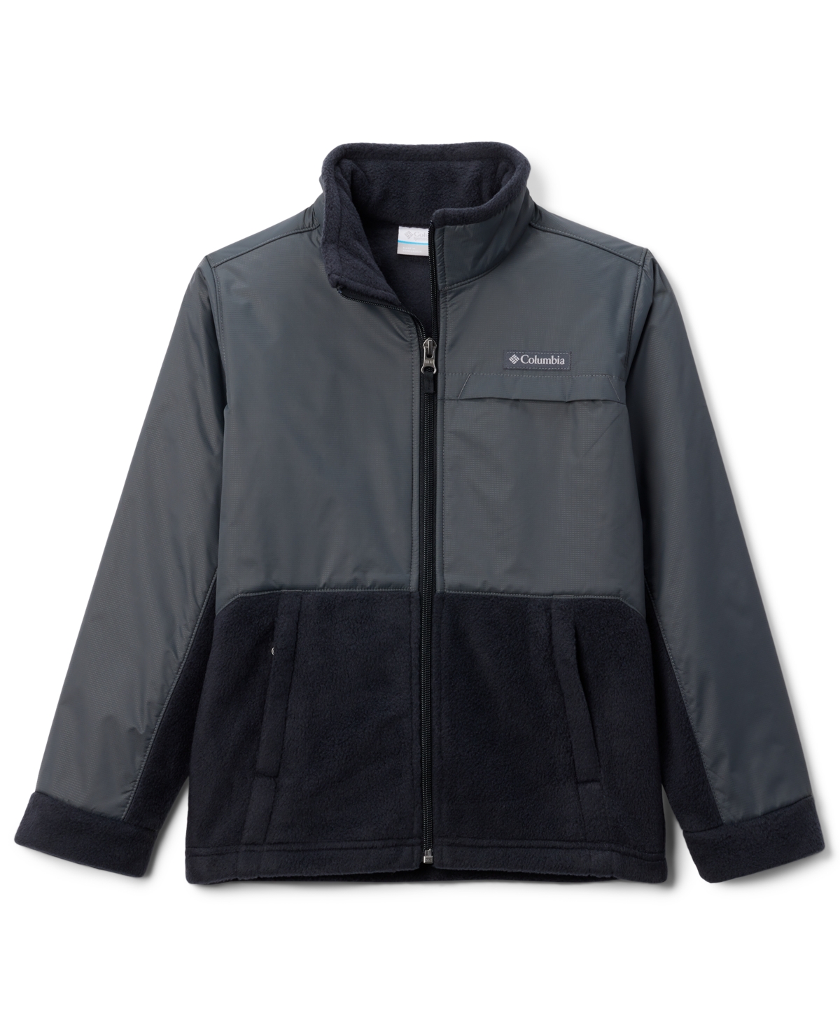 Columbia Big Boys Steens Mt Ii Overlay Fleece Jacket