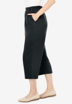 Plus Size 7-Day Knit Capri